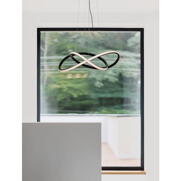 Pendelleuchte »Amara«, LED, 28 W, Höhe: 120 cm, schwarz