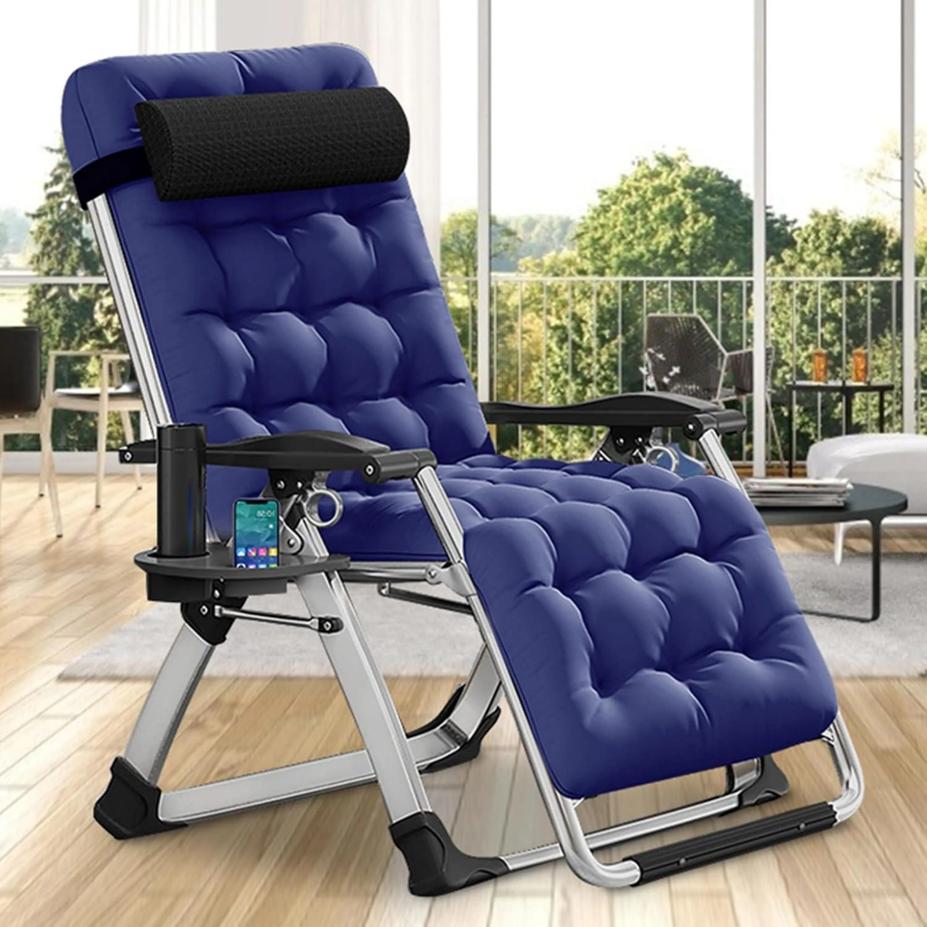 DoCred Zero Gravity Chair, Folding Adjustable Patio Lounge Chair