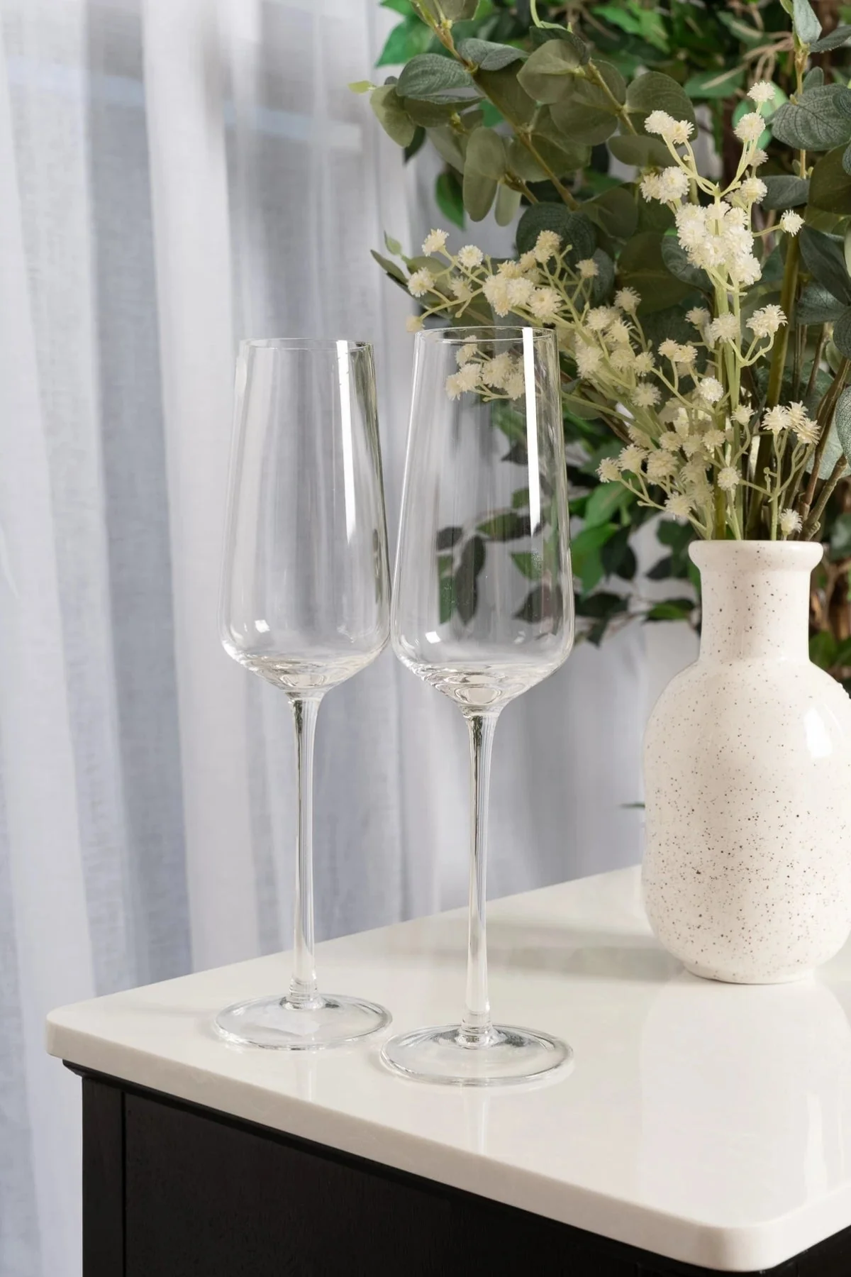 Set Of 4 Clery Champagne Flutes