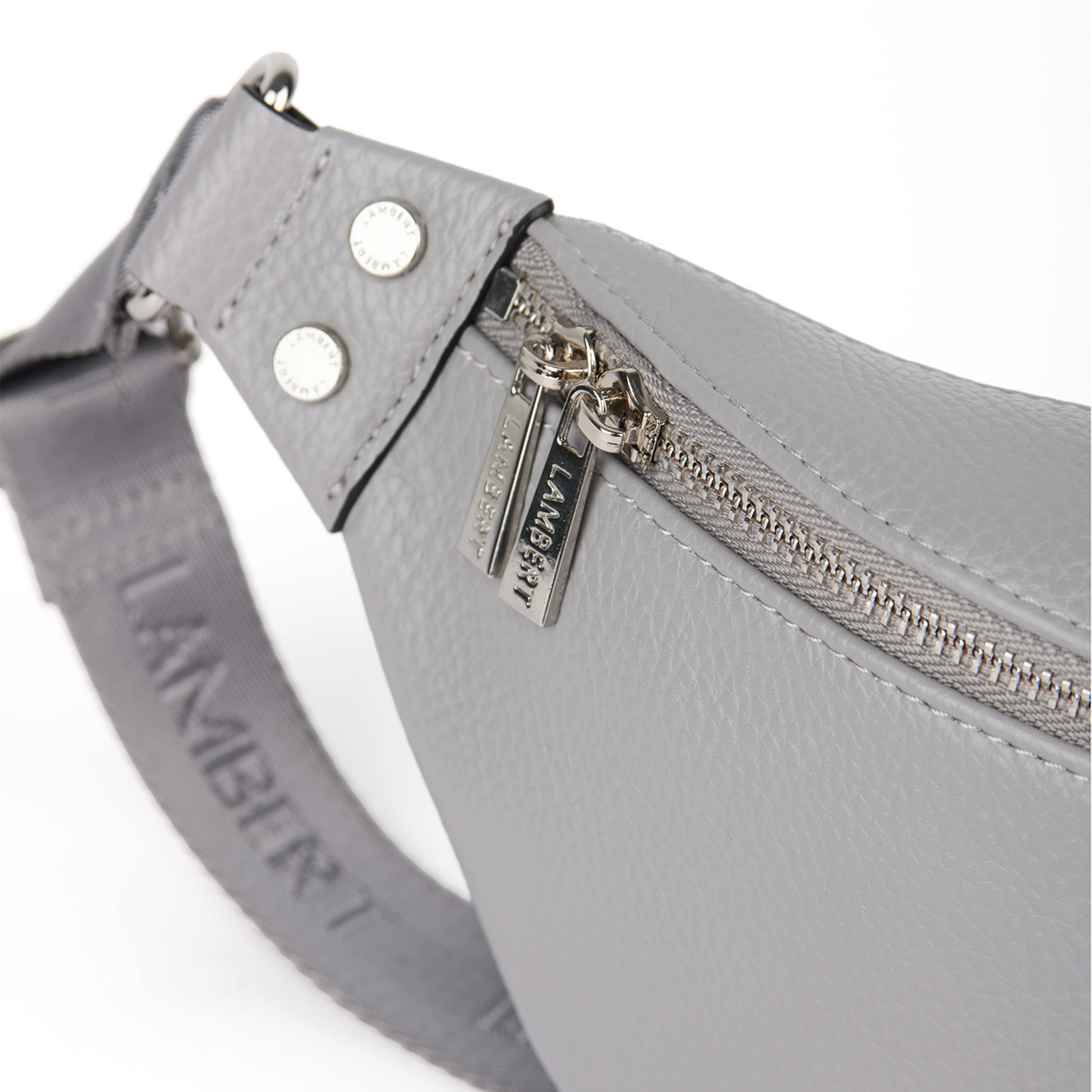 The Sarah - Storm Vegan Leather Belt Bag