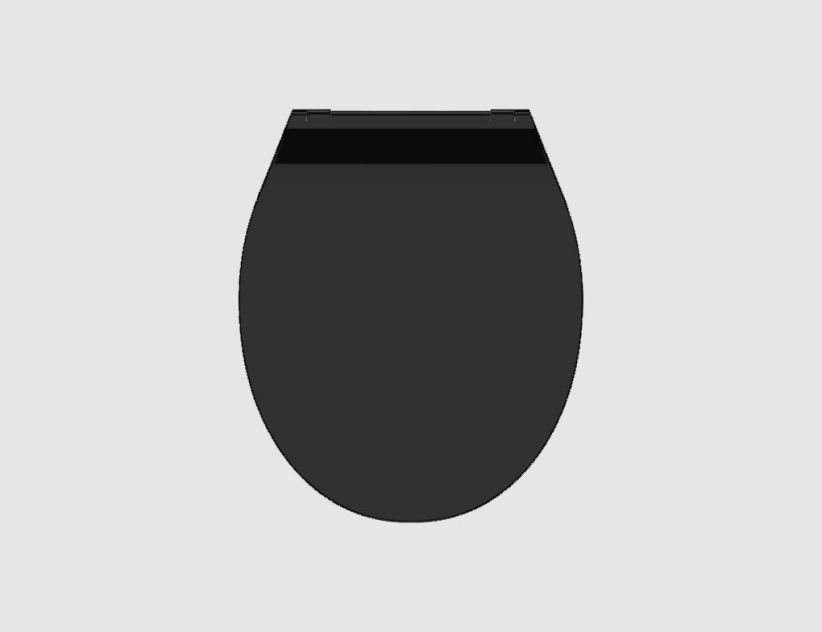 WC-Sitz Slim Black