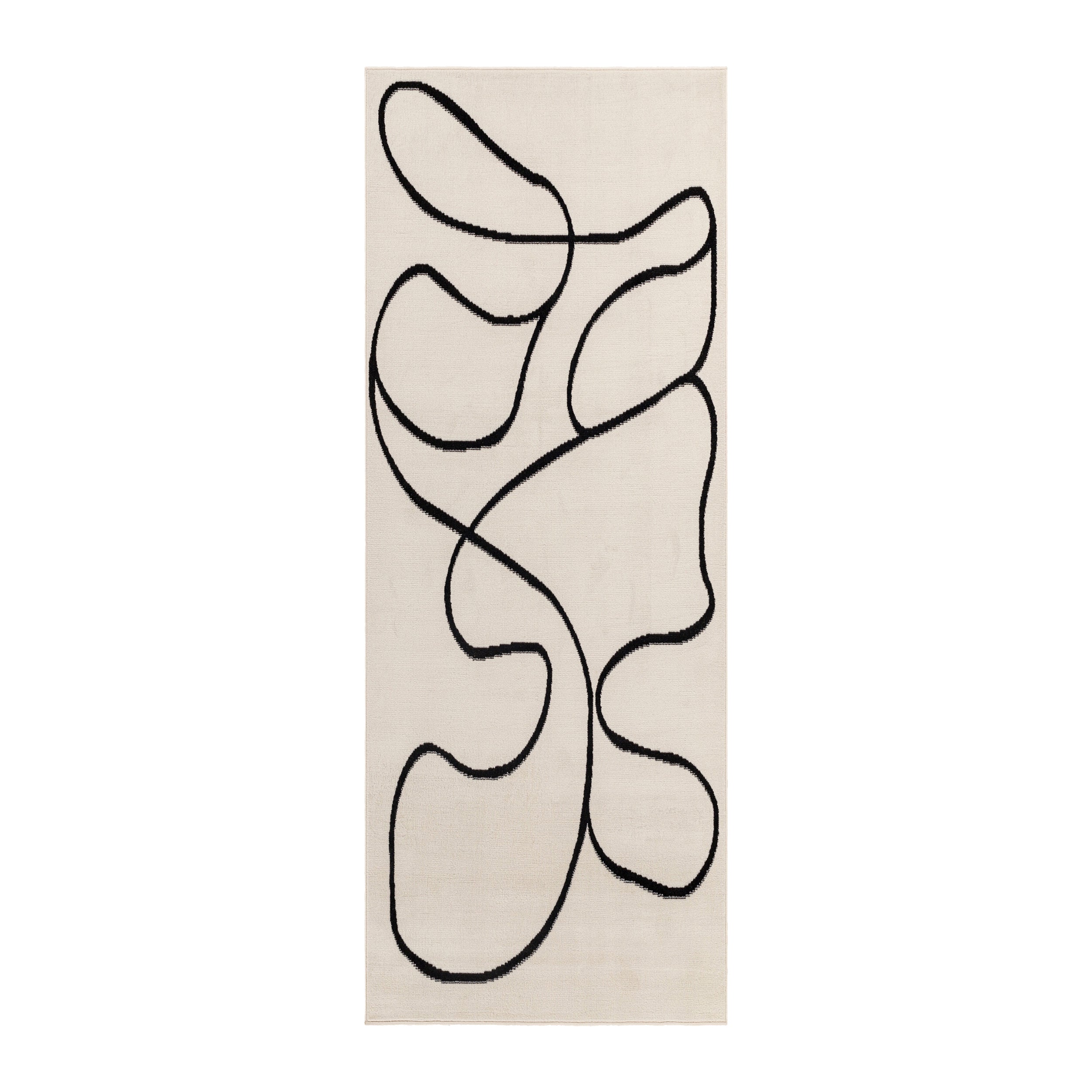 by fonQ Trace Vloerkleed Loper 80 x 220 cm - Off-White