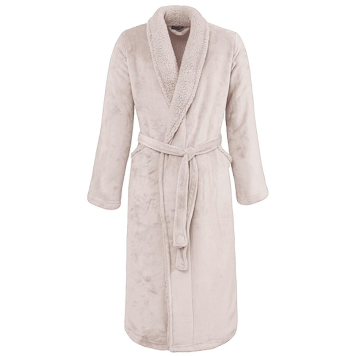 BOLSTA - Peignoir mixte polaire chaud doublé  pétale XL