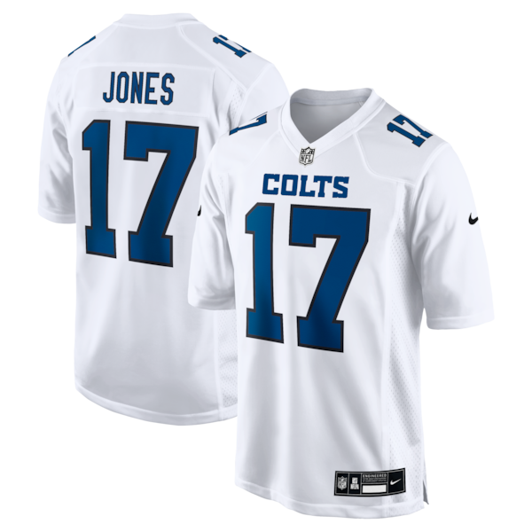 Daniel Jones Indianapolis Colts Nike Fashion Game Jersey - Tundra White/Black