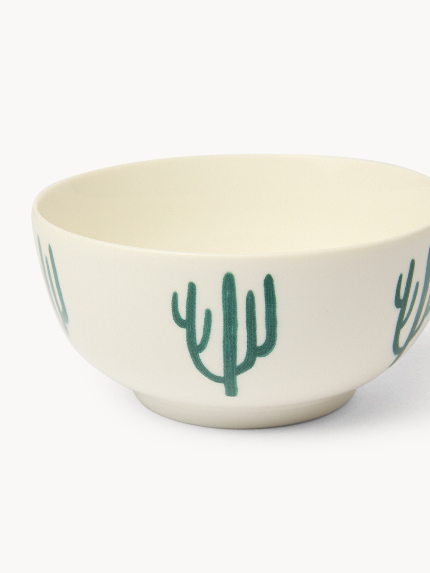 Coppetta in new bone china motivo cactus - Prezzo di lancio
