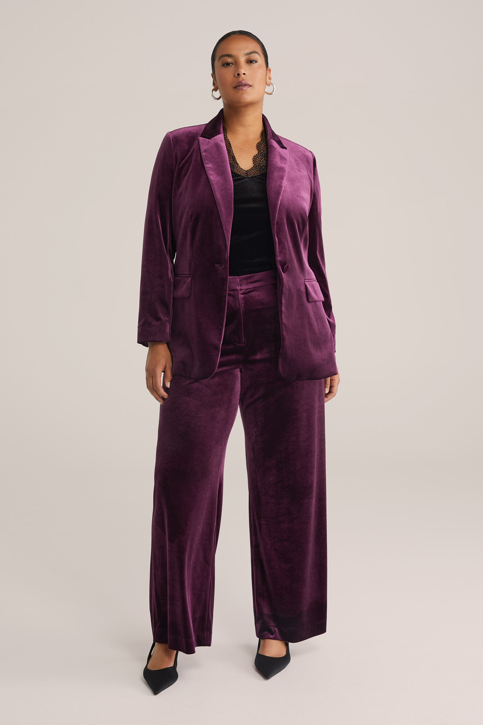 Dames singlet met kant - Curve