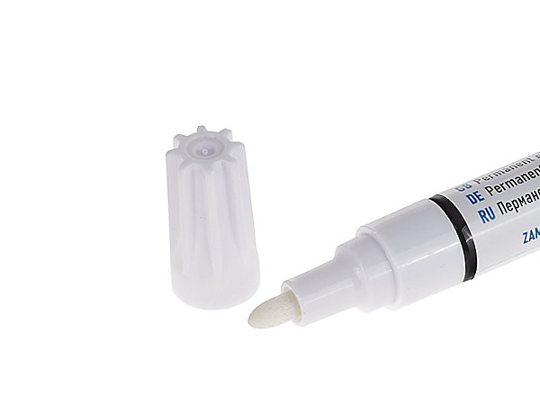 Marqueur permanent Blanc - Boite de 24 pièces