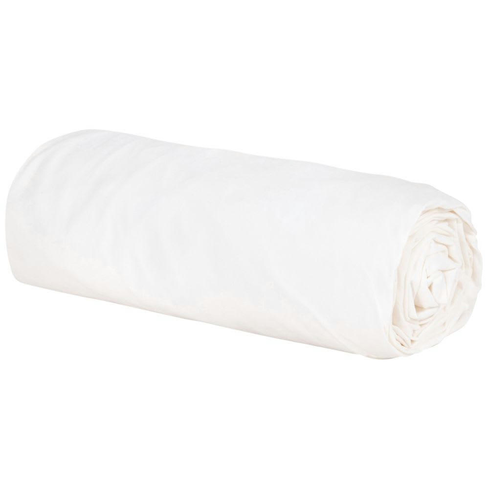 - Drap housse en coton bio écru 140x200
