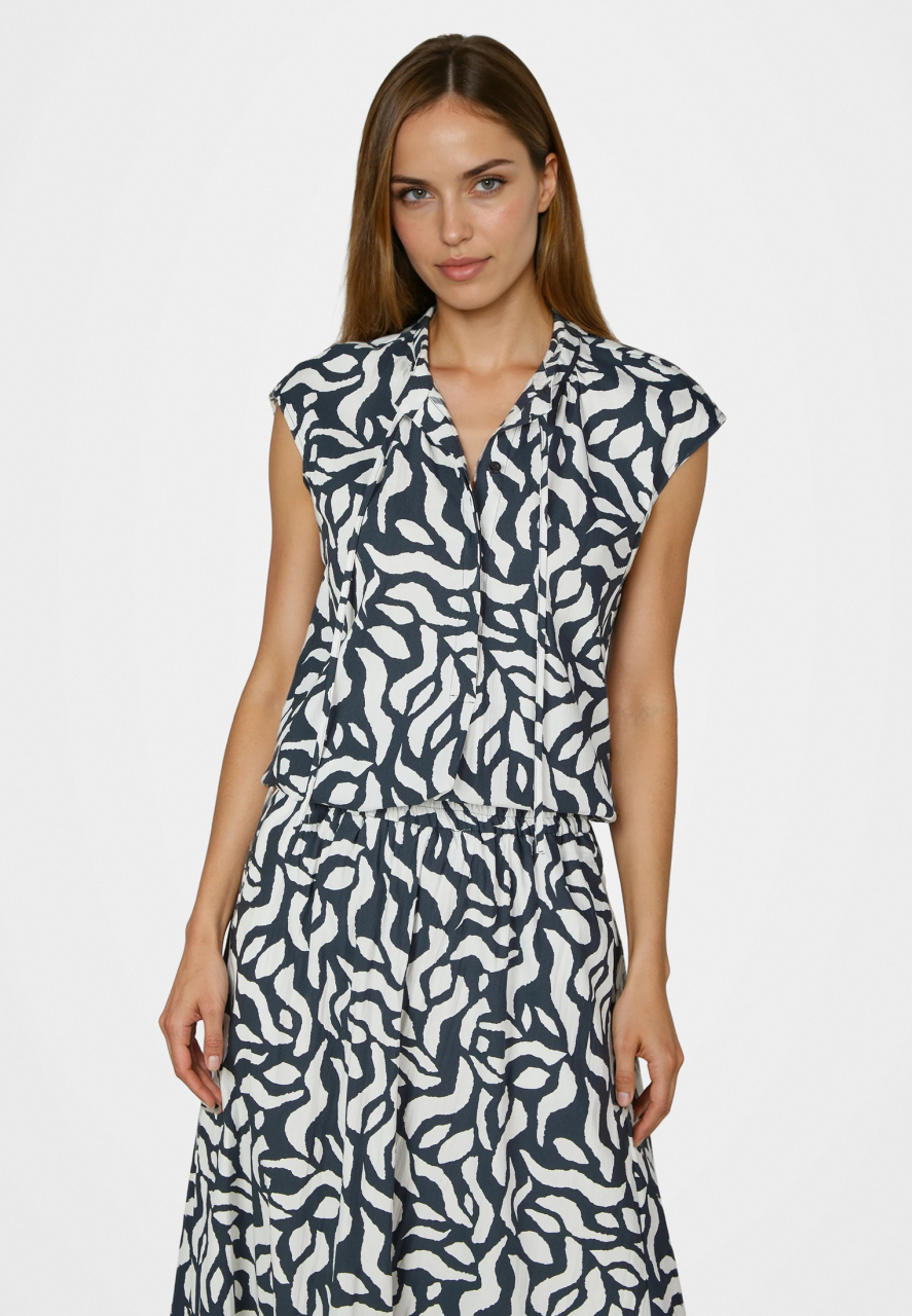 Bluse mit Print