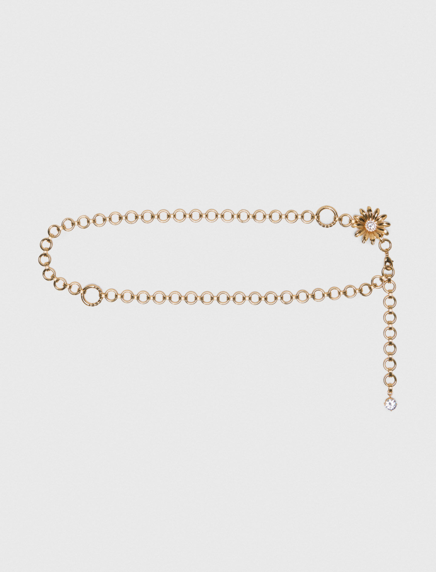 Ceinture chaine à fleurs