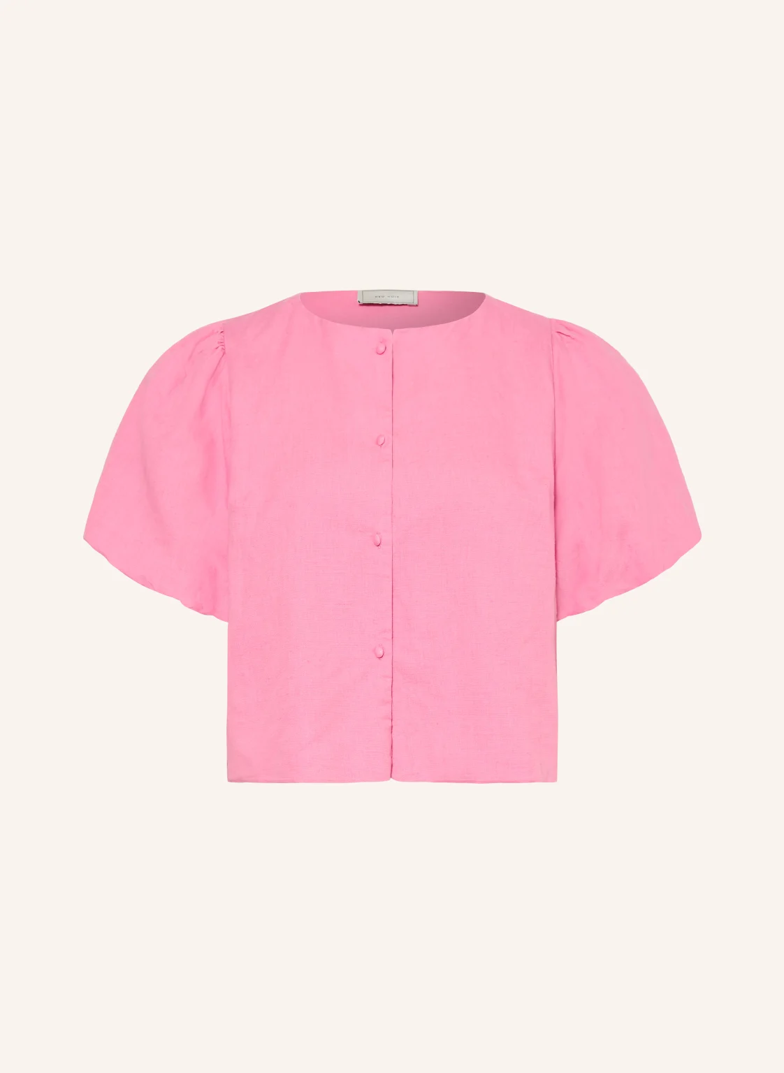 NEO NOIR Bluse MOISA mit Leinen
