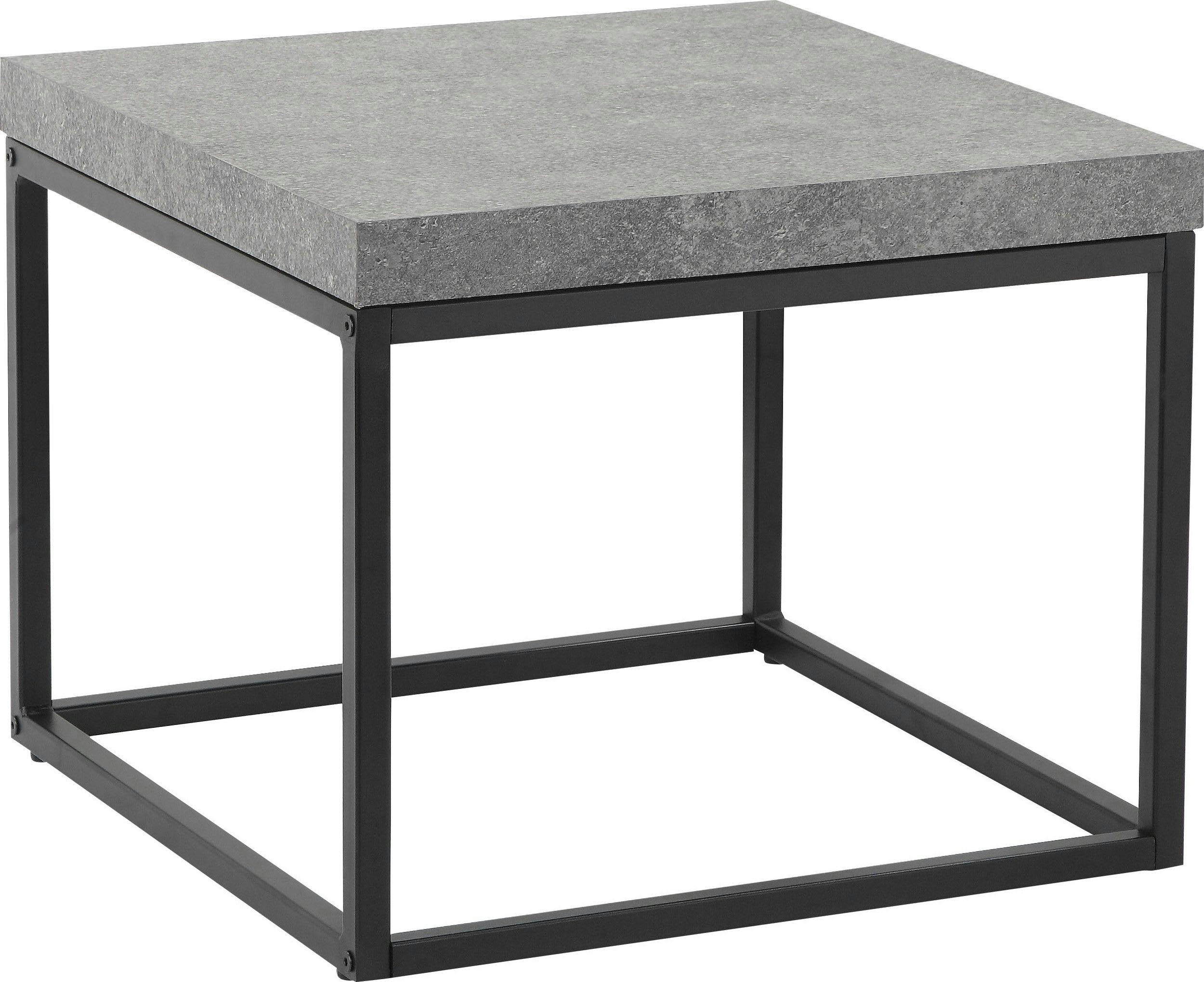 RICO - Table basse en MDF gris