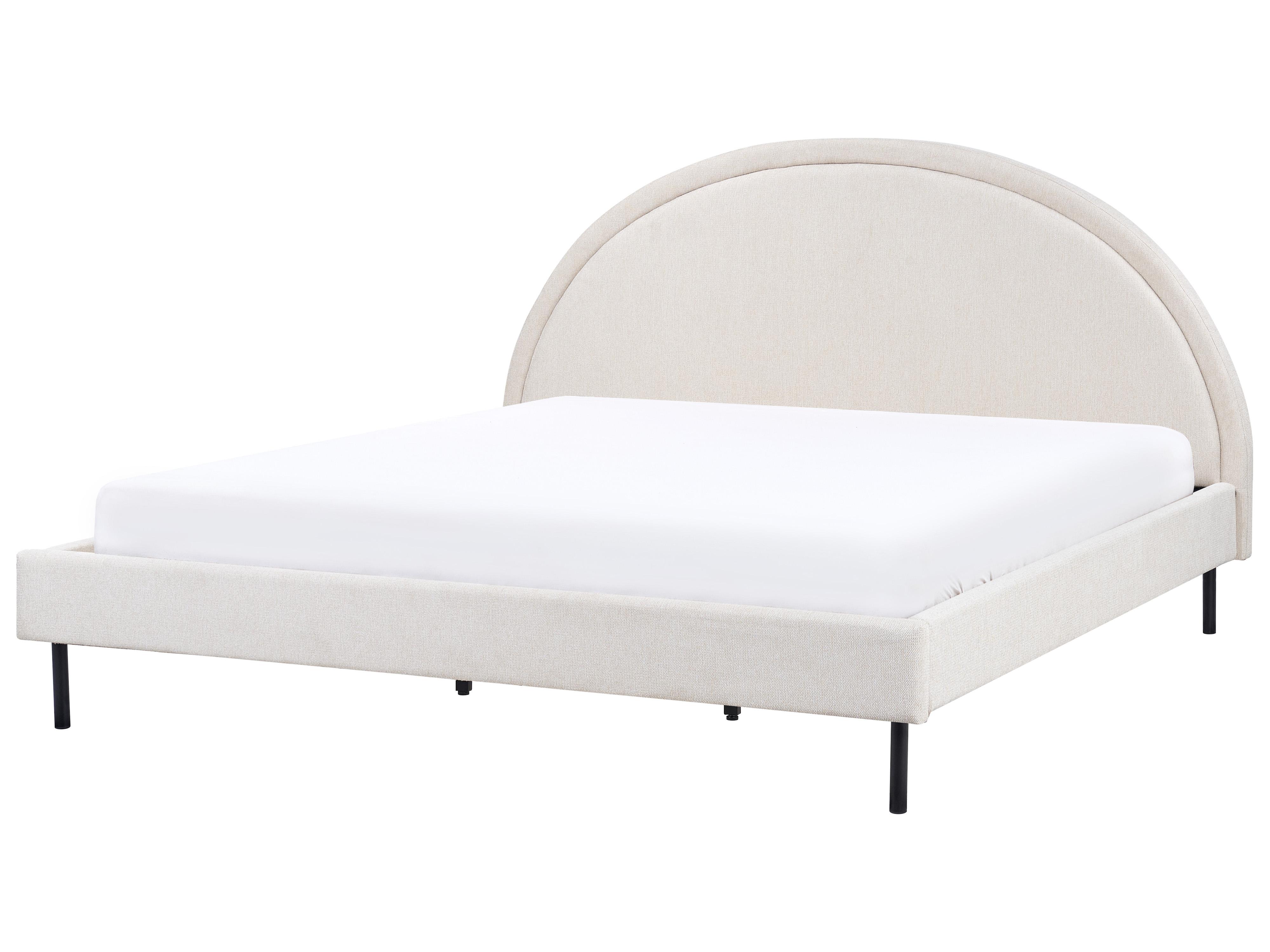 Bed Fabric MARGUT 160 x 200 cm (EU King Size) Light Beige