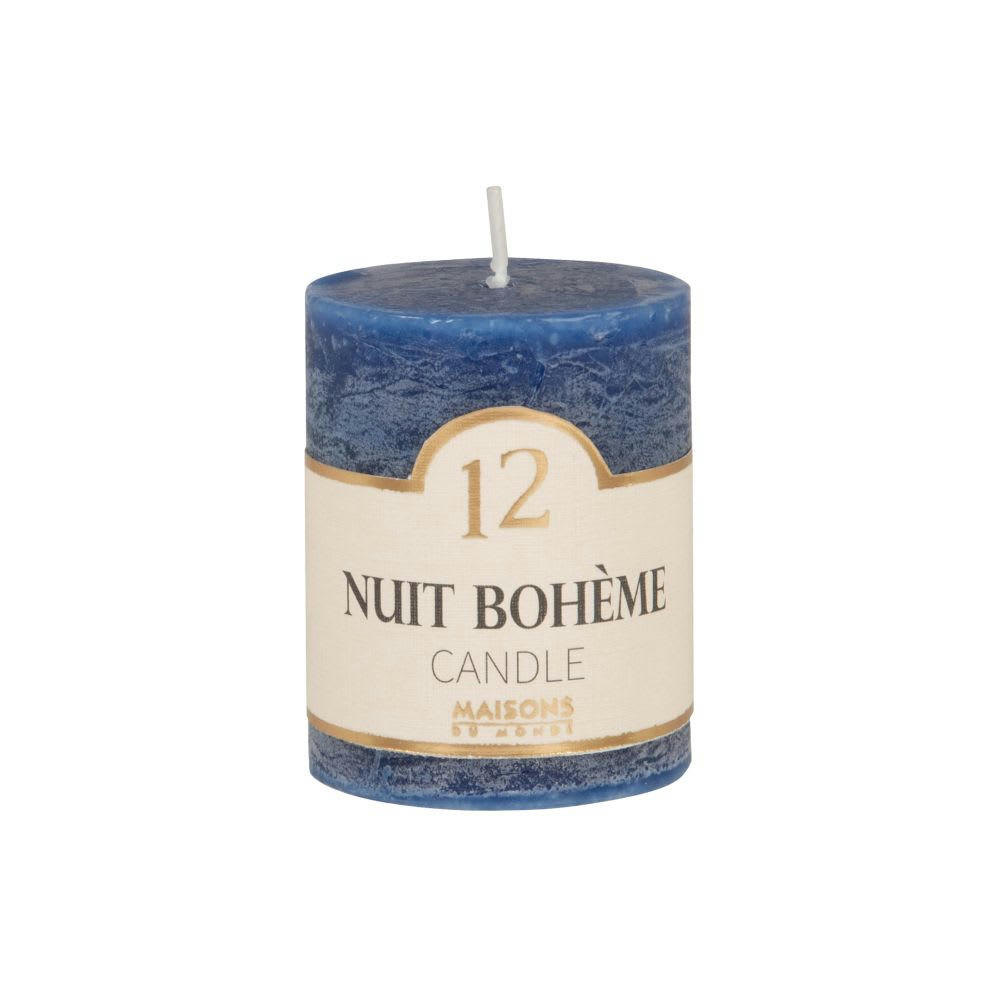 COLORAMA - Bougie parfumée bleue H6, 75g