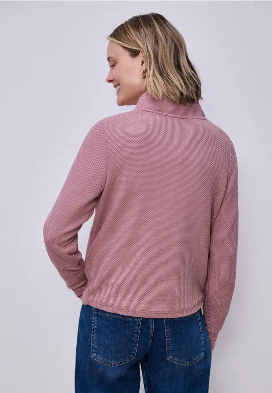 Langarm Jacke mit Turtle Neck