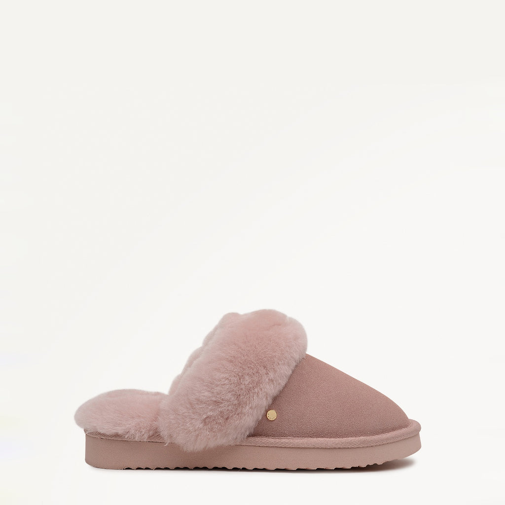 Maple Lane Classic Shearling Cuff Mule - RQE11701