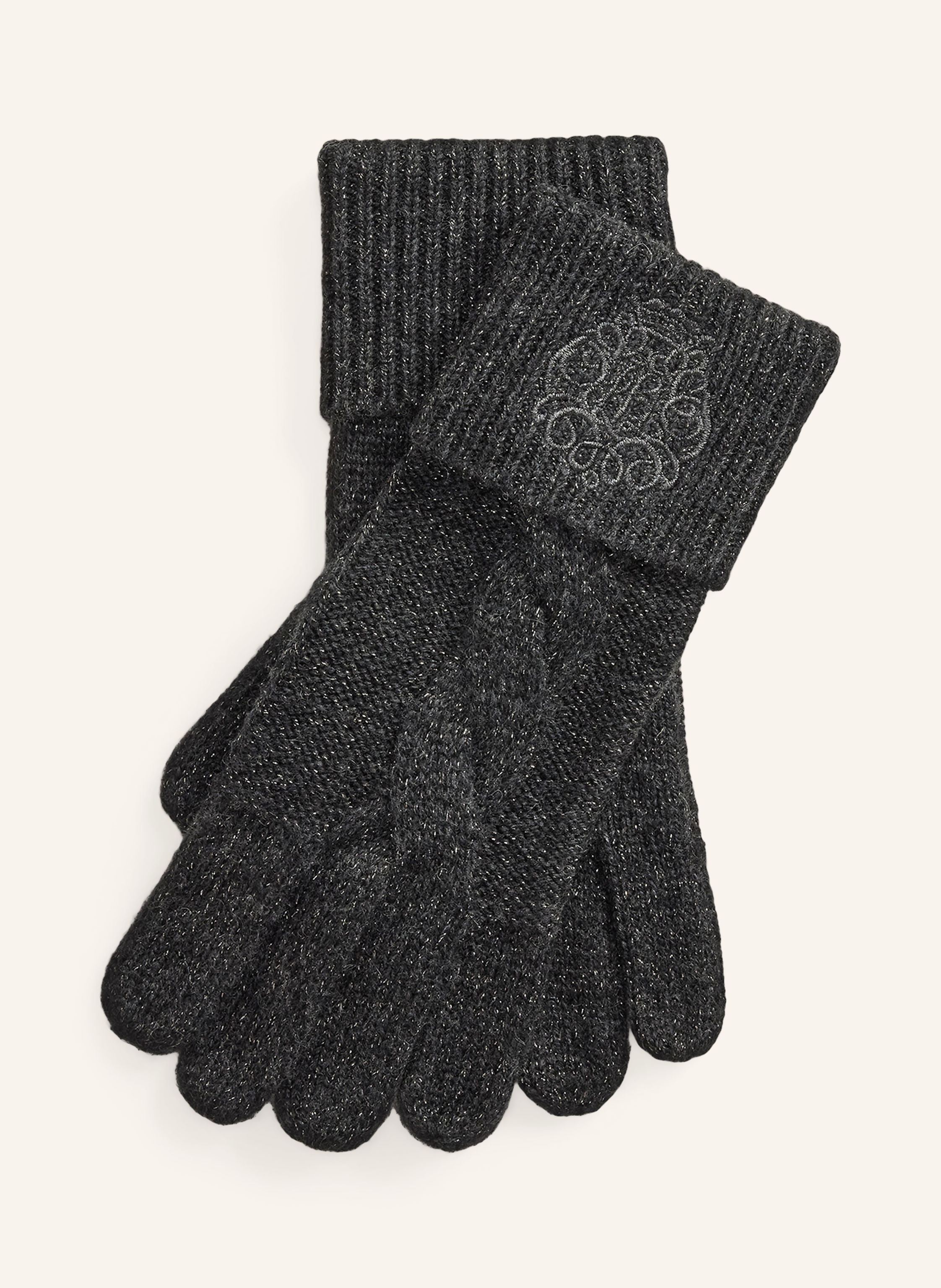 LAUREN RALPH LAUREN Handschuhe mit Glitzergarn
