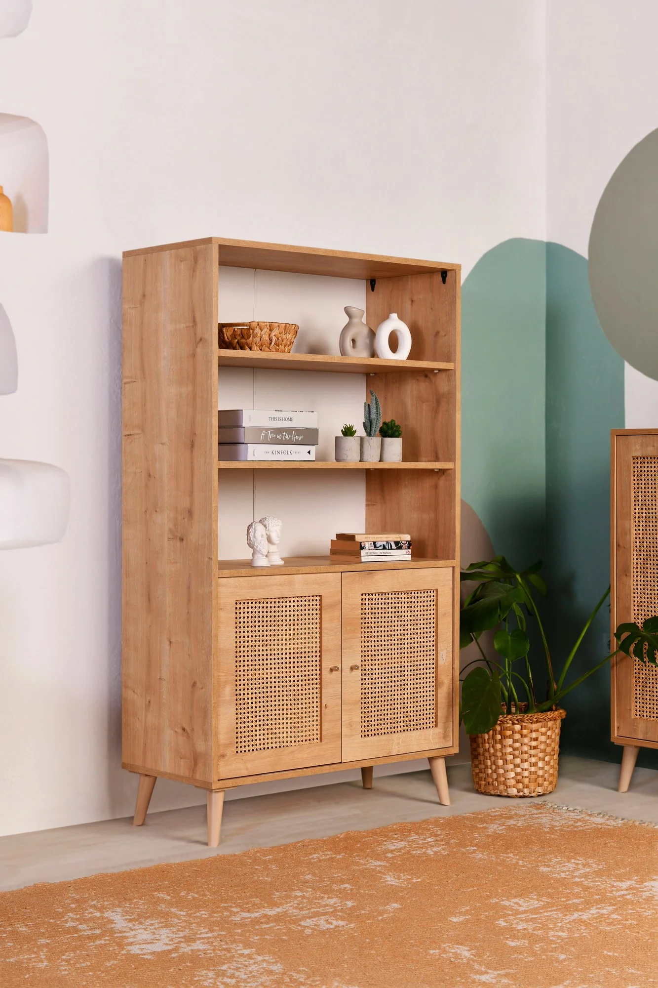 Wandkast Bliss rotan