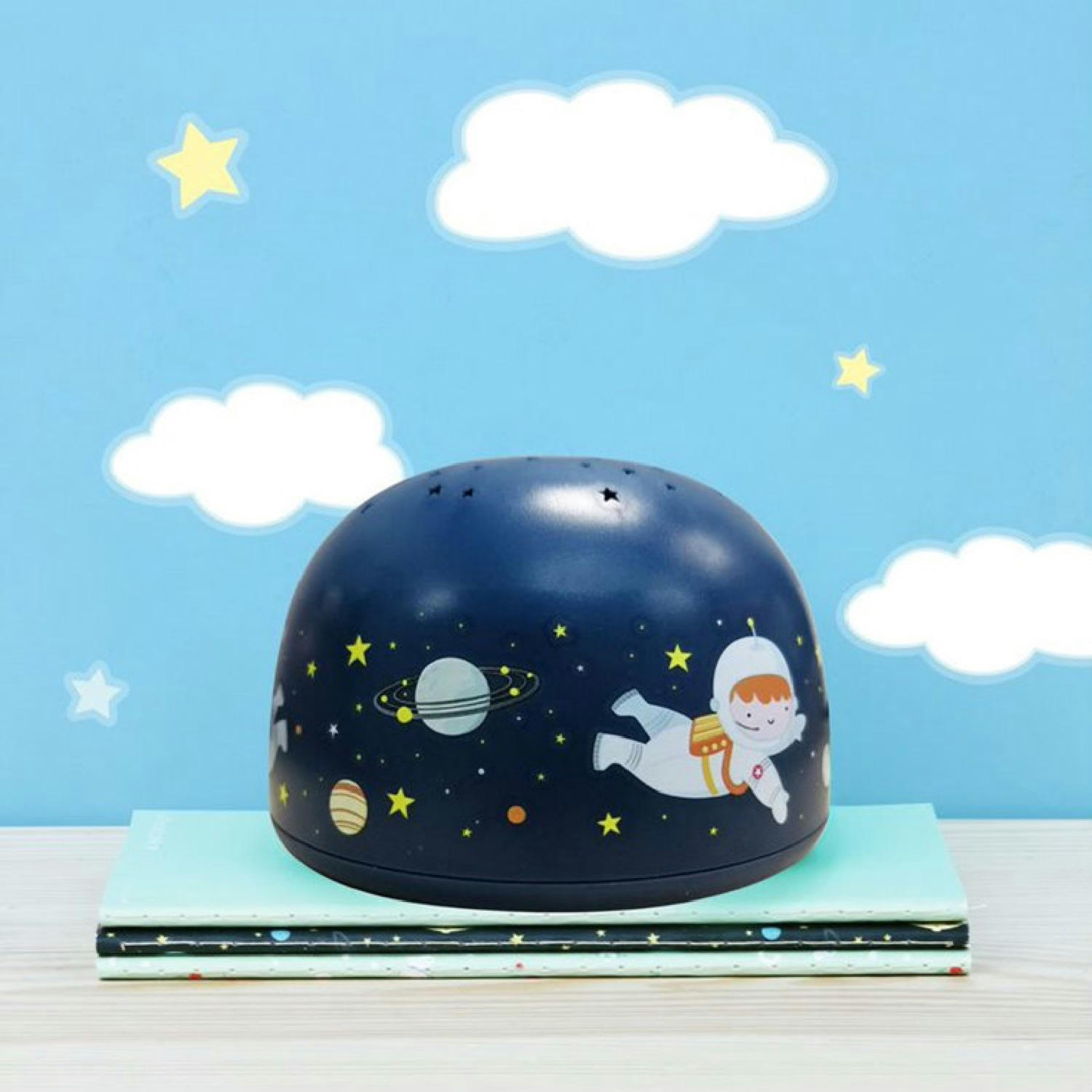 SPACE - Veilleuse projections lumineuses ABS D14cm