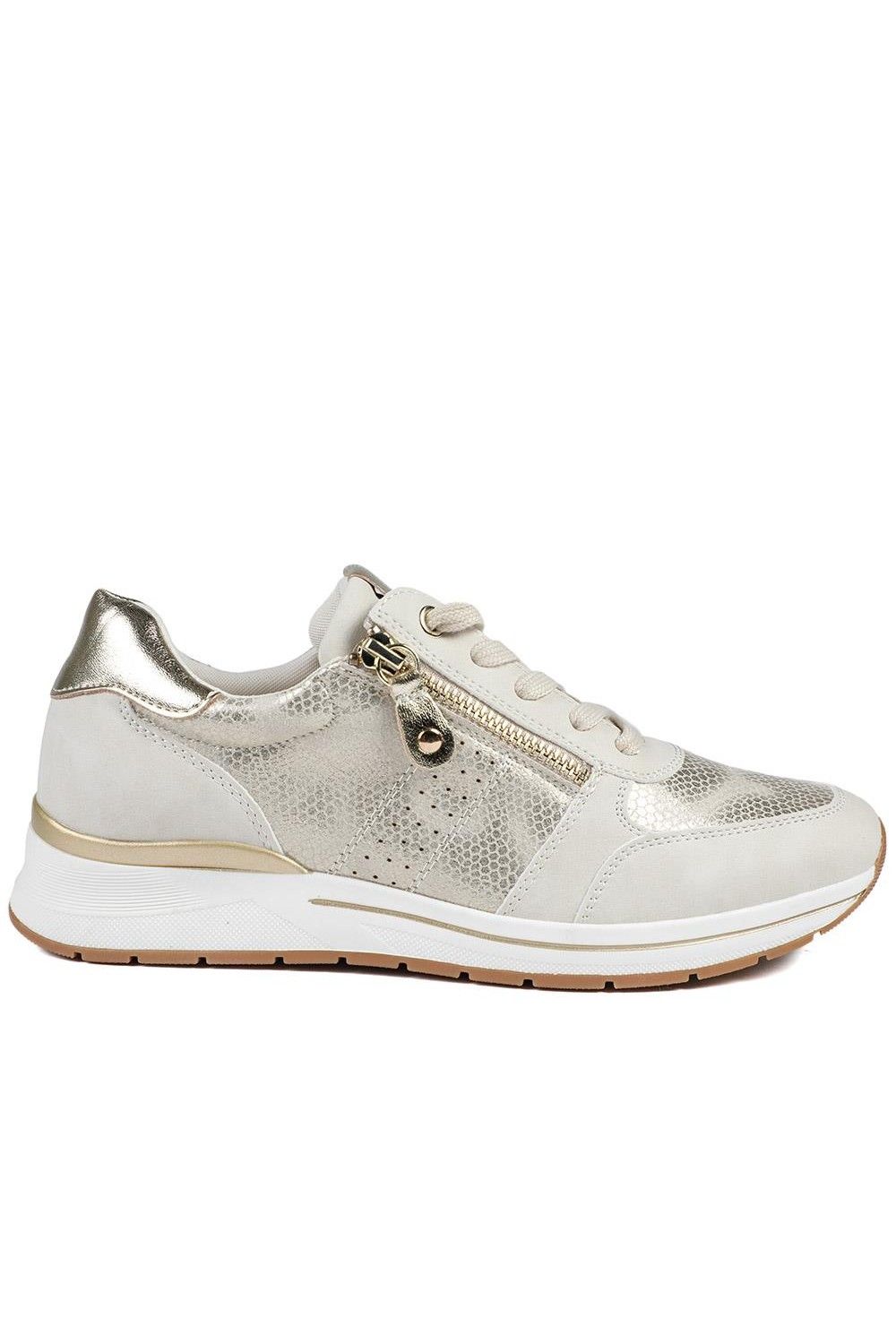 Pavers Cushioned Zip Up Trainers