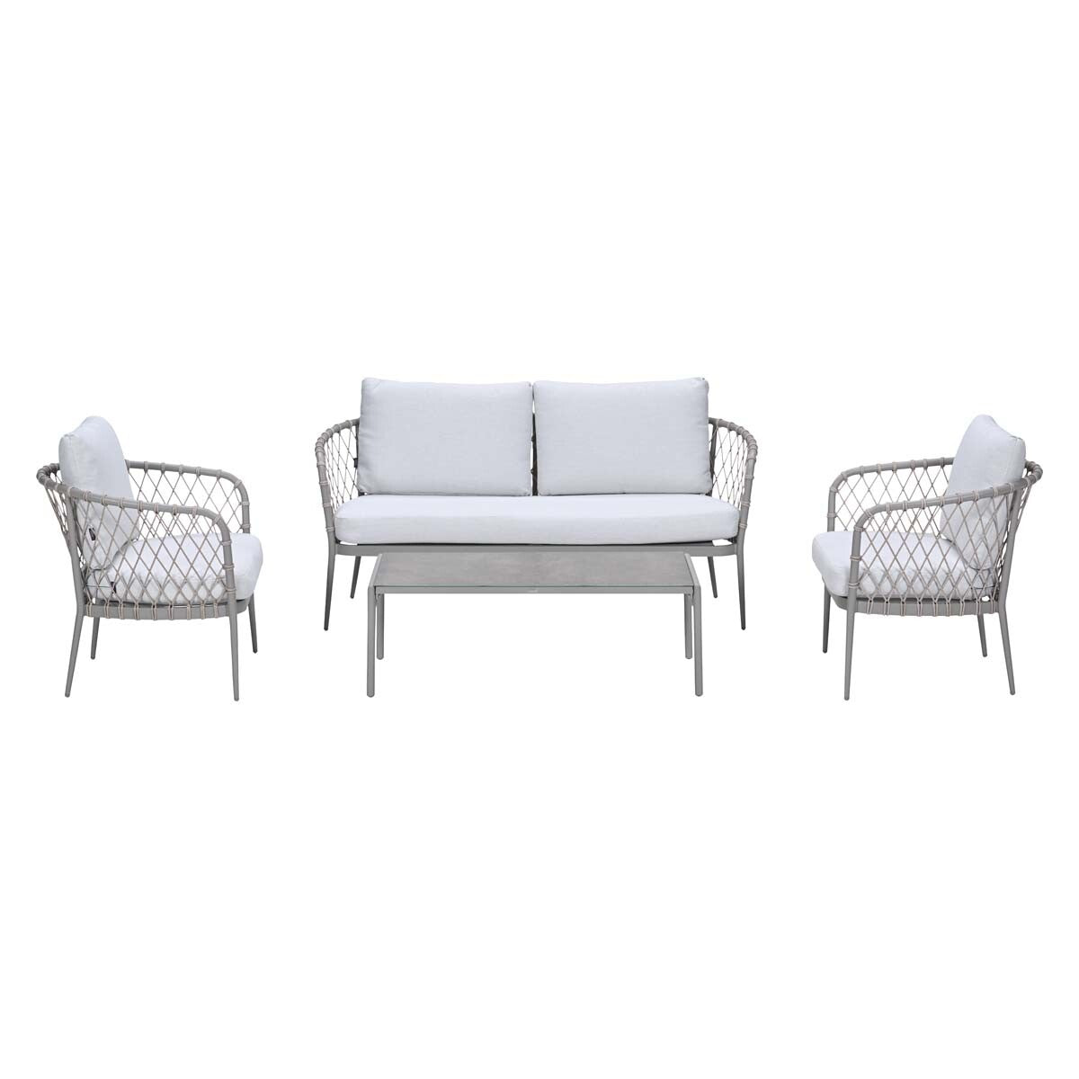 Garden Impressionsloungeset Stella taupe - natural sand