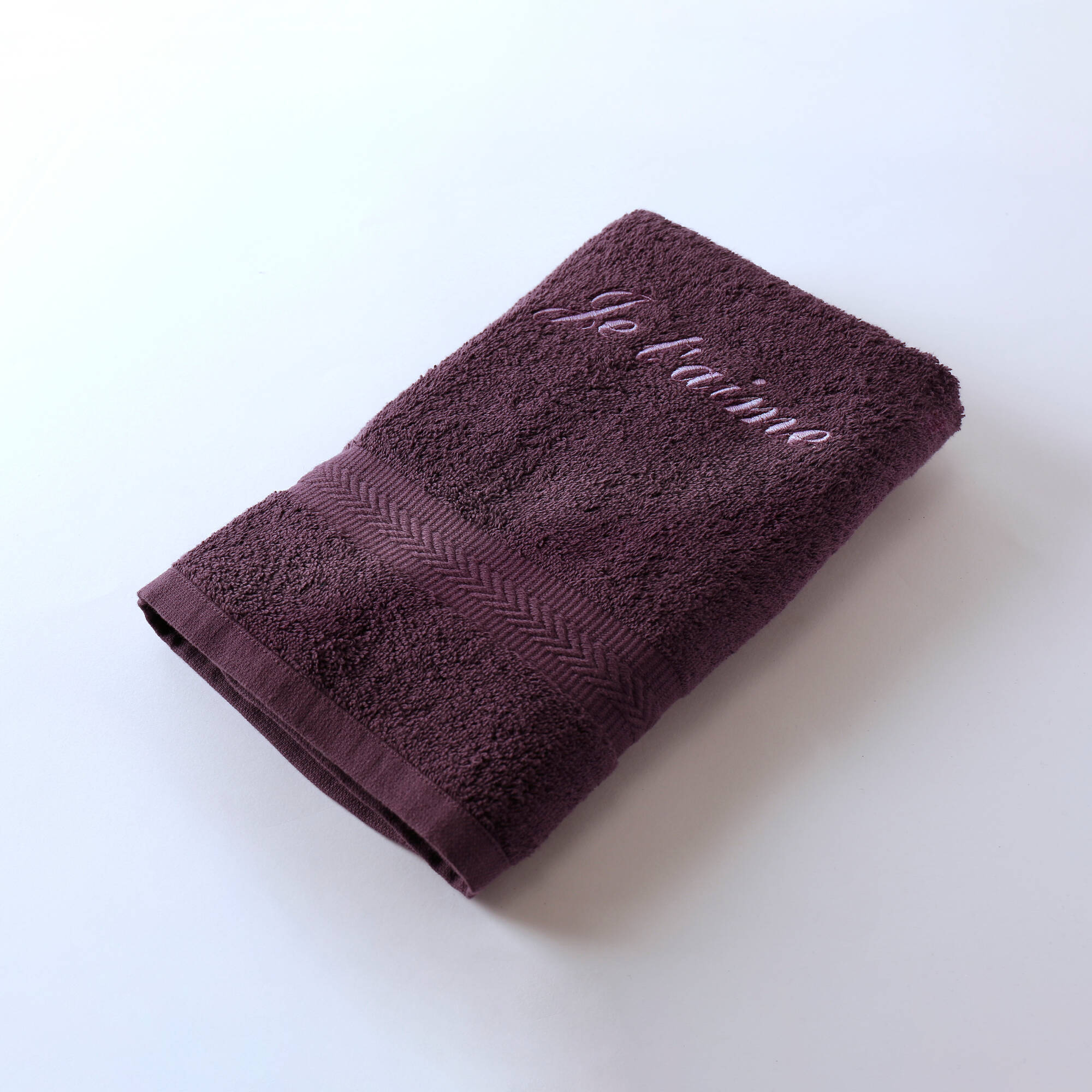 Collection serviettes de bain personnalisables confort moelleux