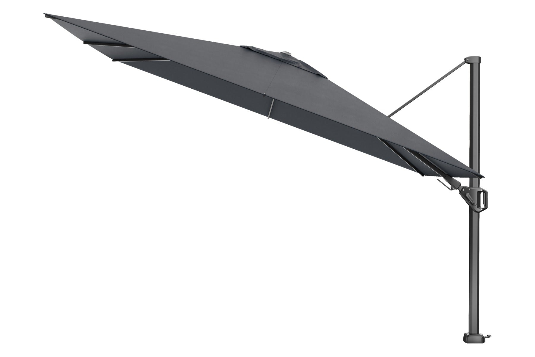 Platinum Challenger Premium T2 2,6x3,5m parasol-Faded Black+voet+hoes