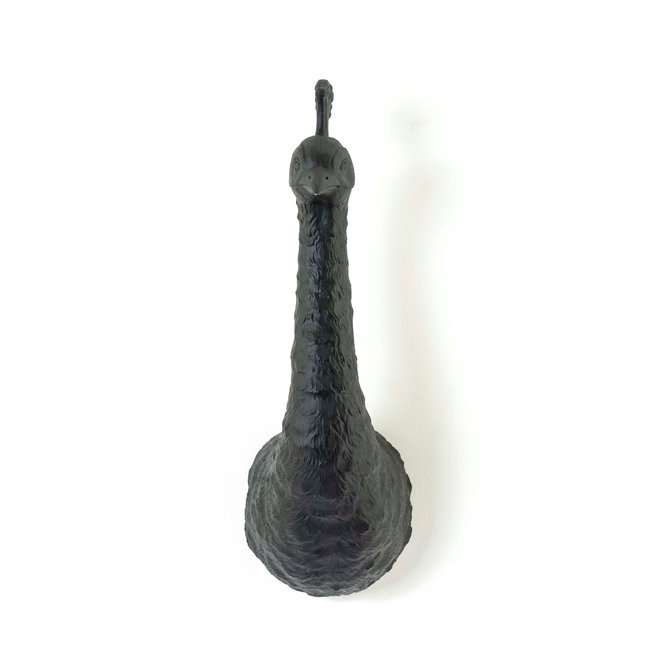 FurniLux Wanddecoratie Pavo Black - 13x20x40cm