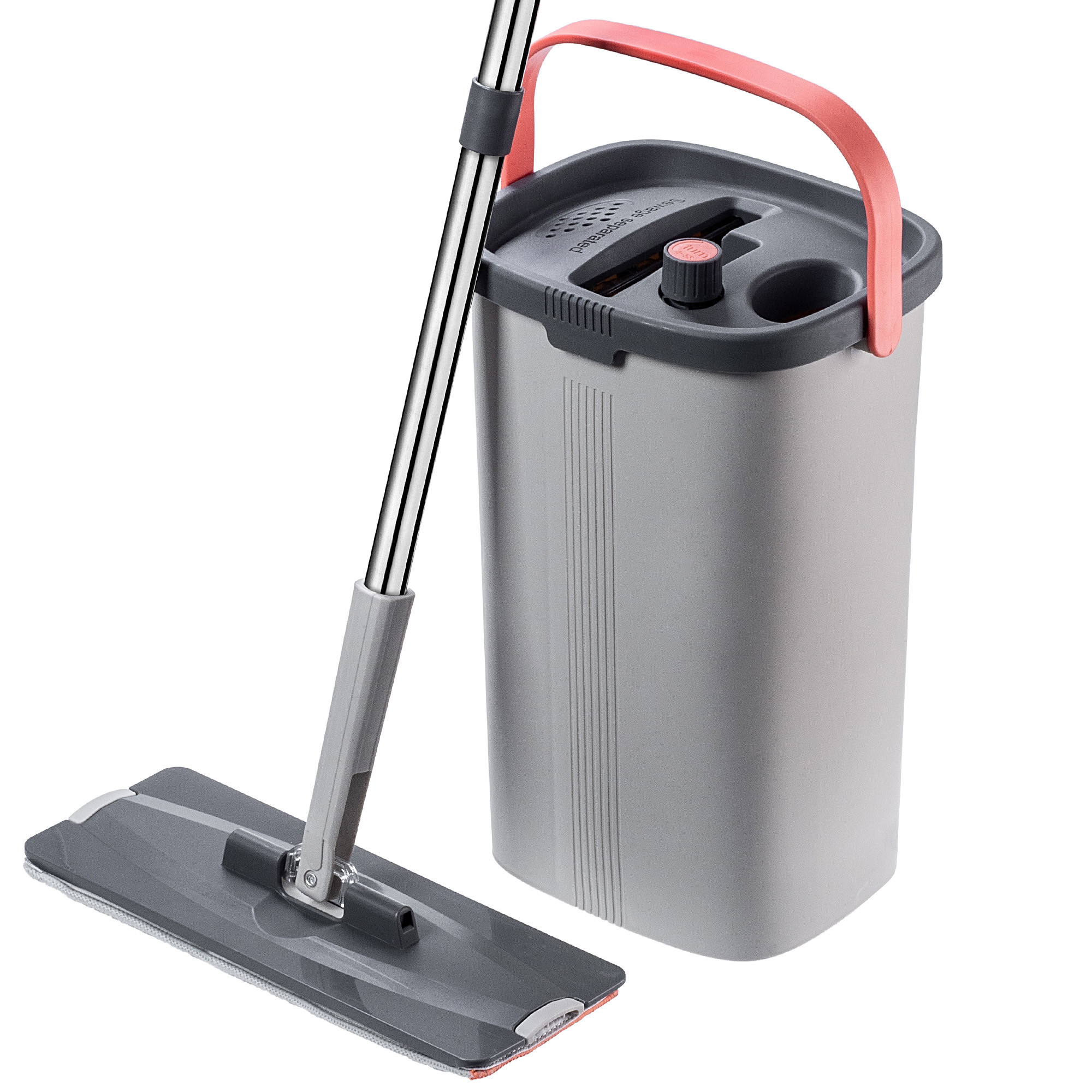 KADAX Mop płaski z separacją wody czystej i brudnej 135 cm