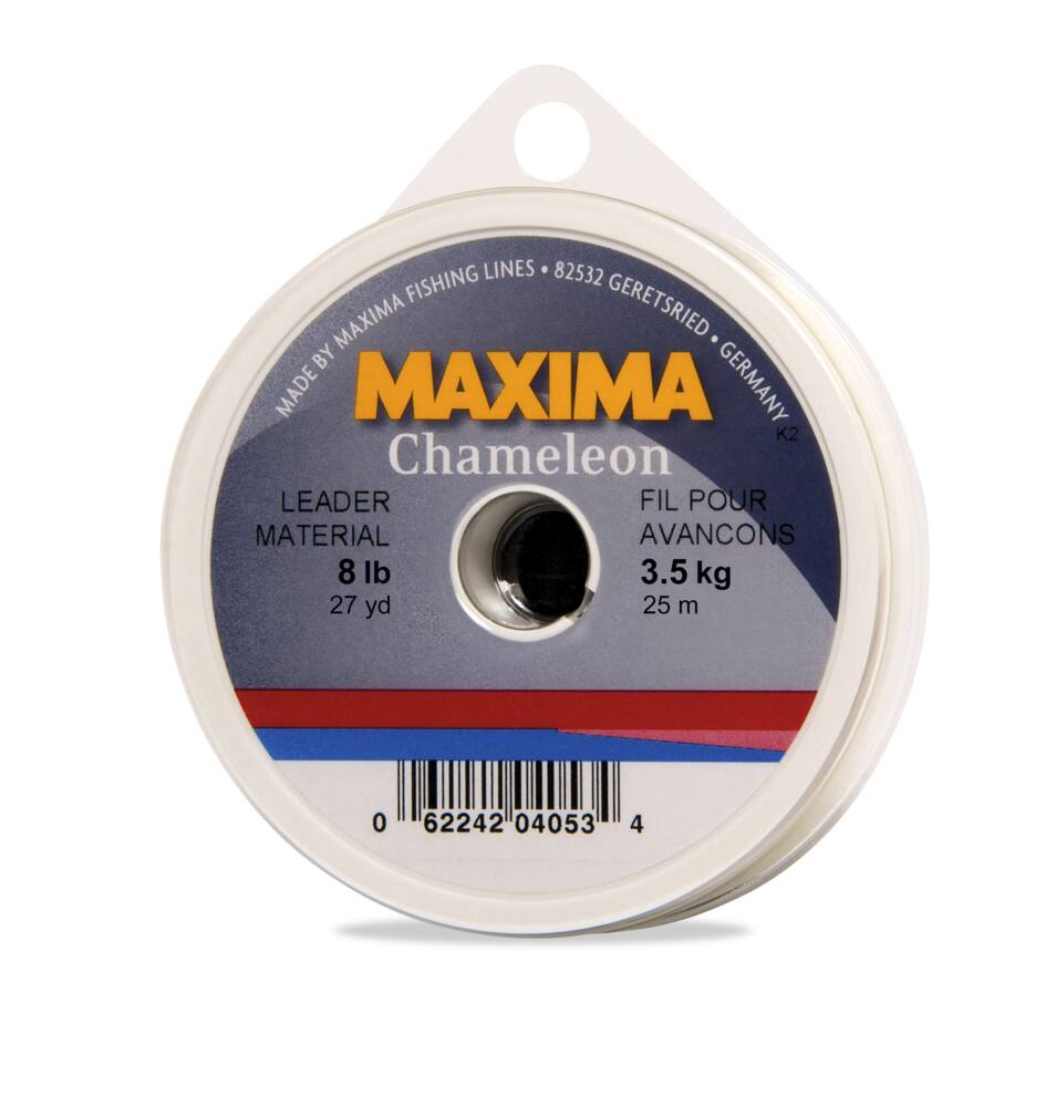 Maxima Monofilament Leader Material, Chameleon