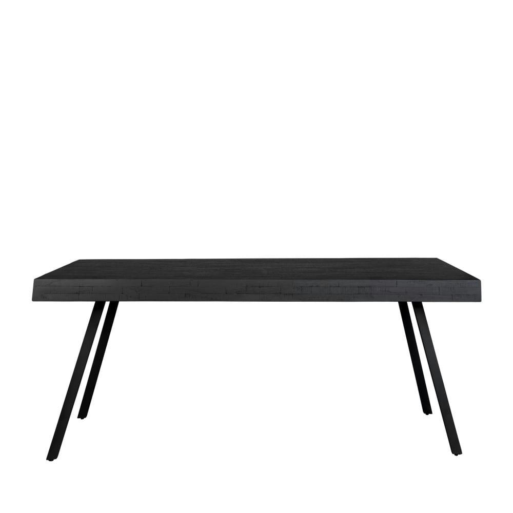 SURI - Table à manger en teck recyclé 220x100cm noir