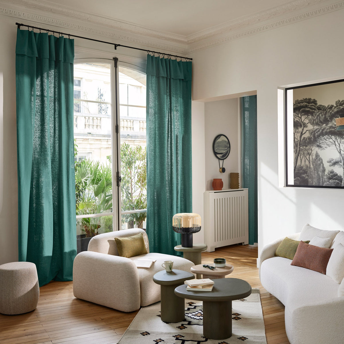 Madura Gordijn Leolino blauwe ceder 200x290 cm
