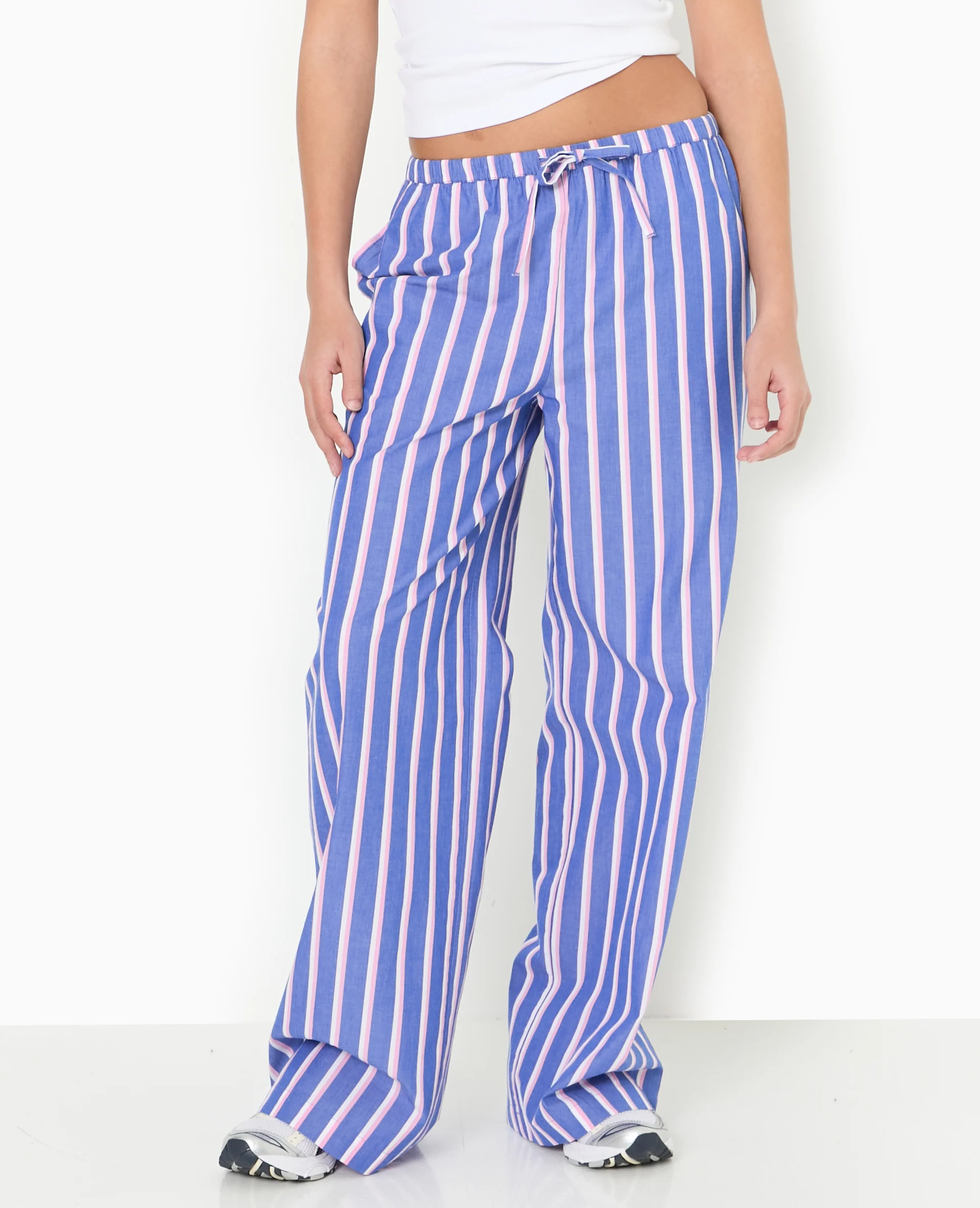 Pantalon rayé esprit pyjama d'homme