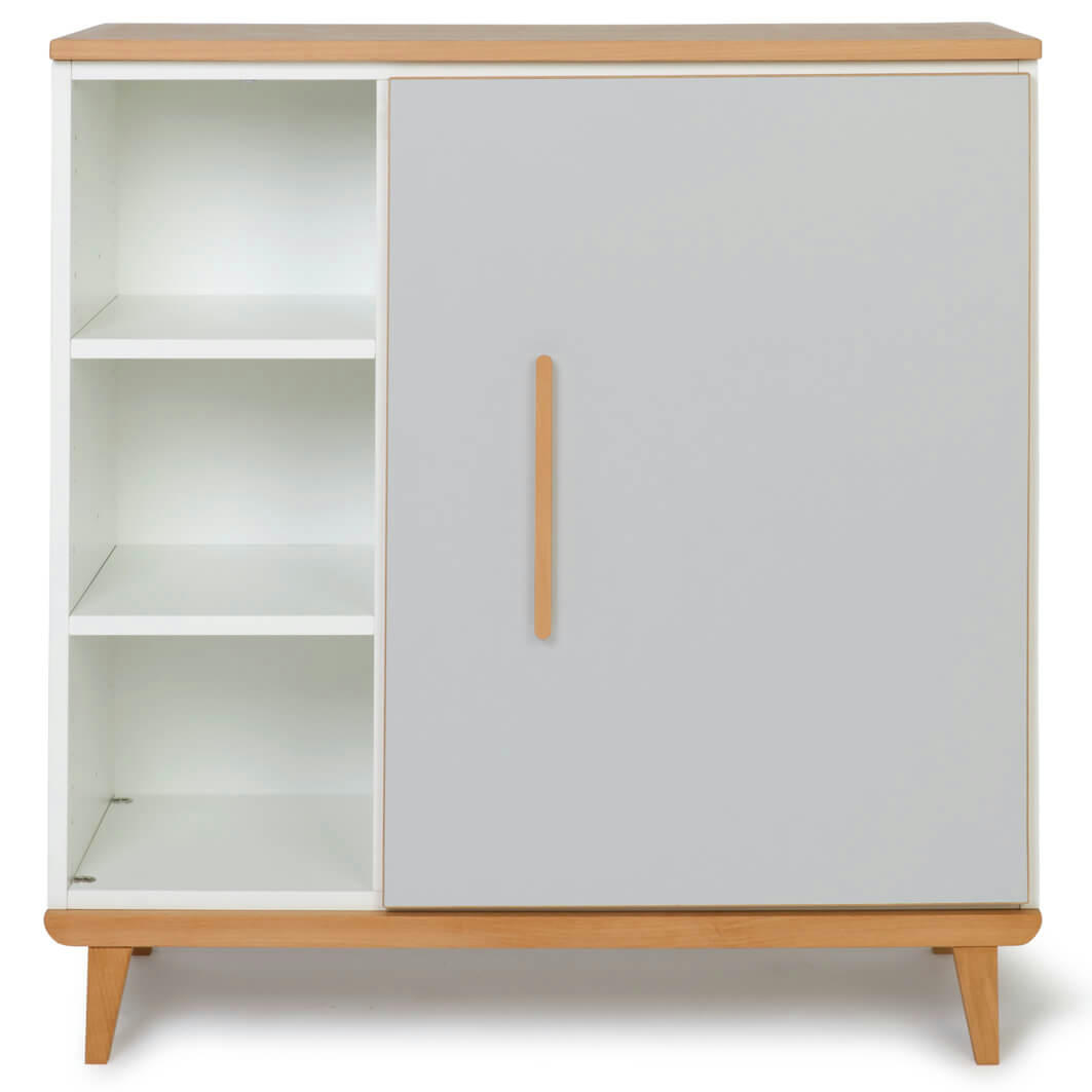 NADO - Commode 1 porte manhattan gris