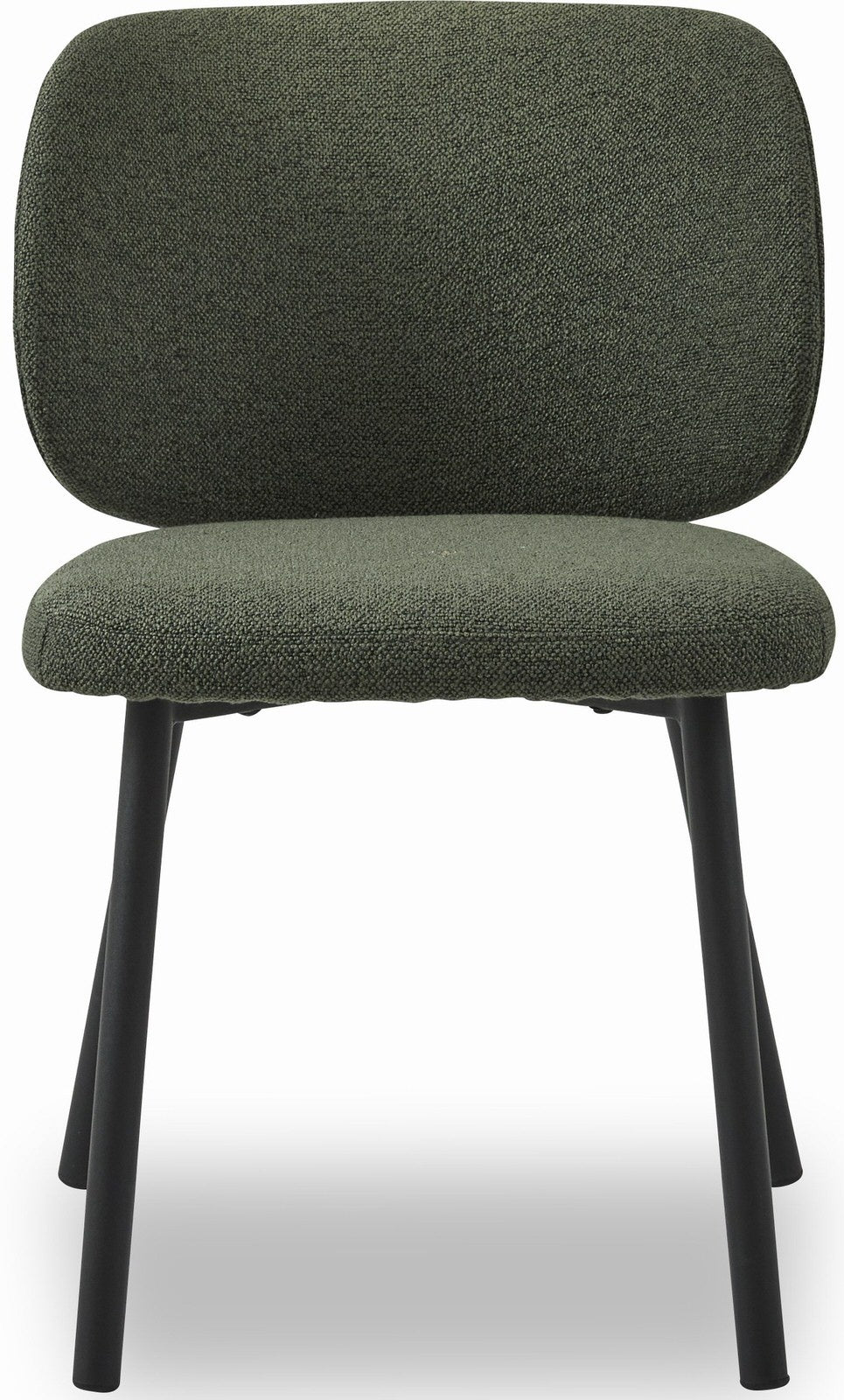 Hygge Interiors Swan Bouclé Eetkamerstoel Bos Groen