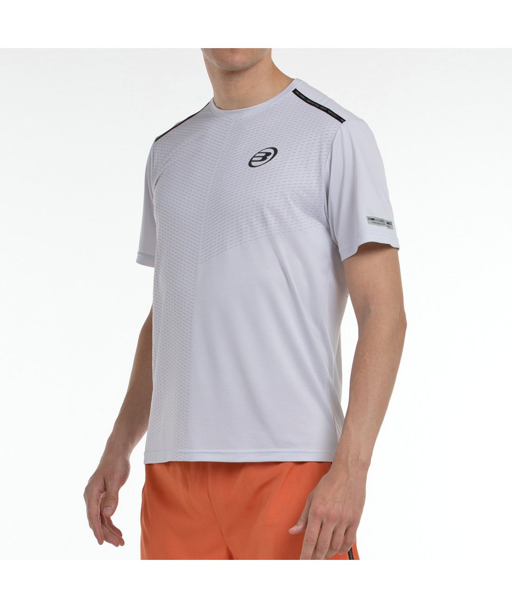 CAMISETA BULLPADEL MESIA GRIS PERLA