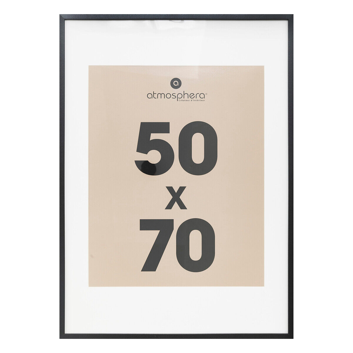 Moldura MANU preta 50x70cm