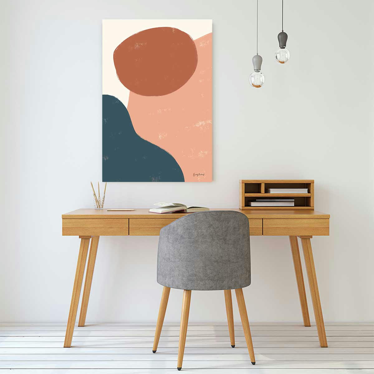 - Tableau Couleurs du sud imprimé sur toile 40x60cm