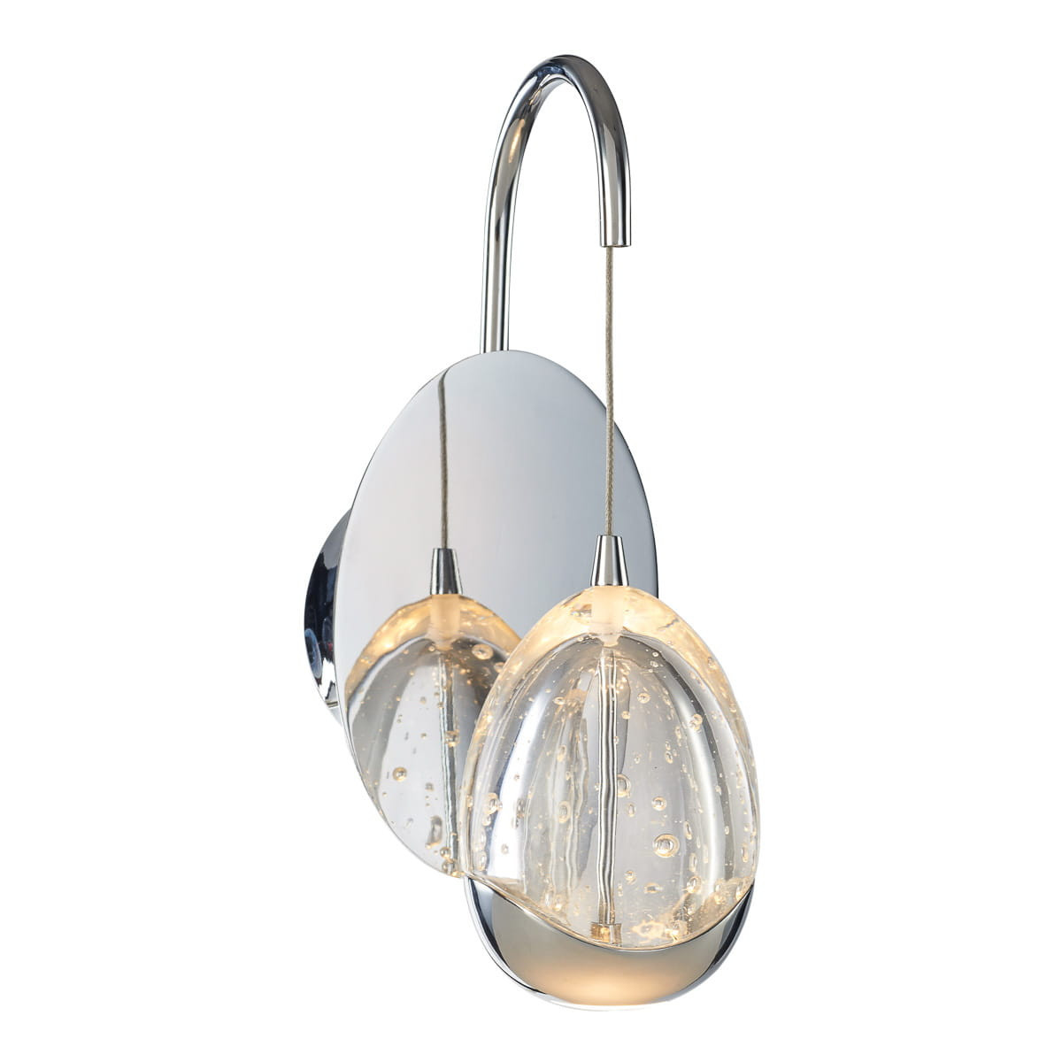 Kinkiet HUELTOchromowany LED 1x4.8W 290lm wym:26,5x11x11cm IP20 Italux