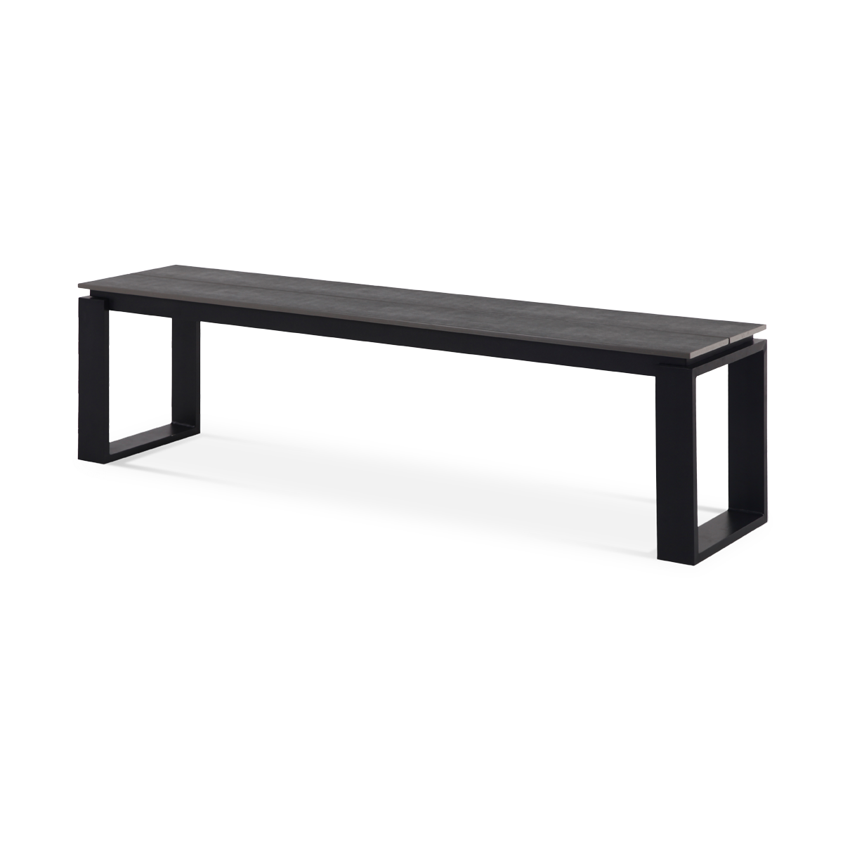 Lisomme Abel tuinbank grijs - 180 x 43 cm