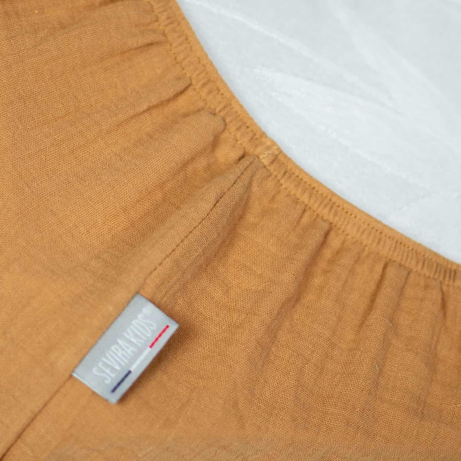 - Drap housse en gaze de coton 90x190