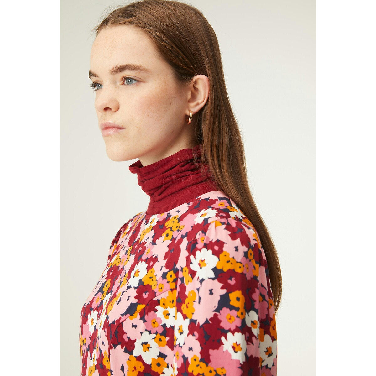 Robe courte imprimé floral