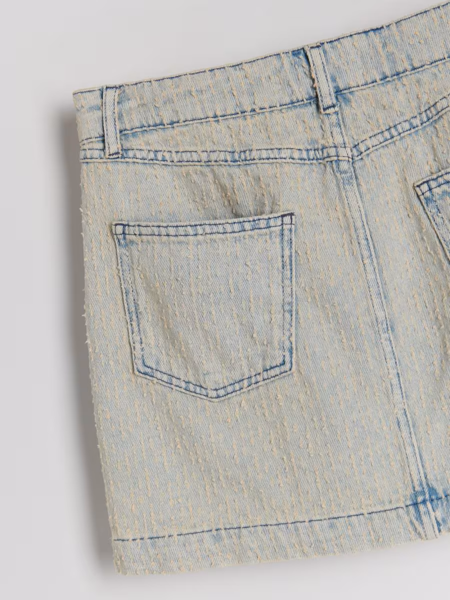 Denim Mini Skirt