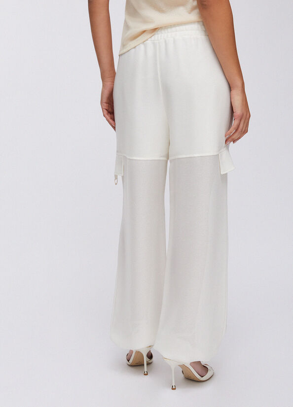 Pantaloni cargo in mesh