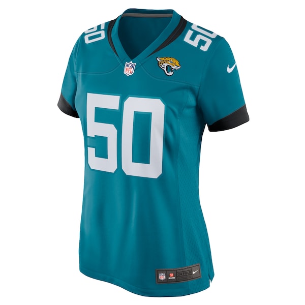 Trevis Gipson Jacksonville Jaguars Nike Women's Team Game Jersey -  Teal