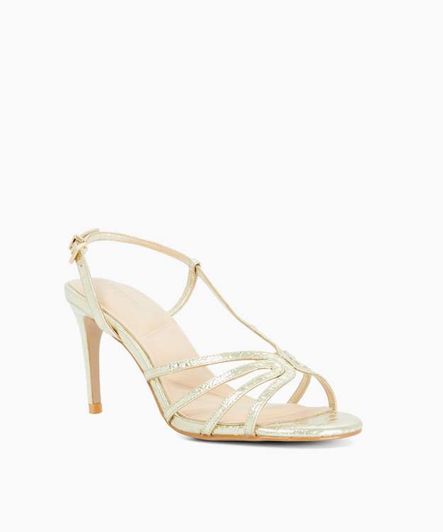 Morning Gold - High Heel Strappy Sandals