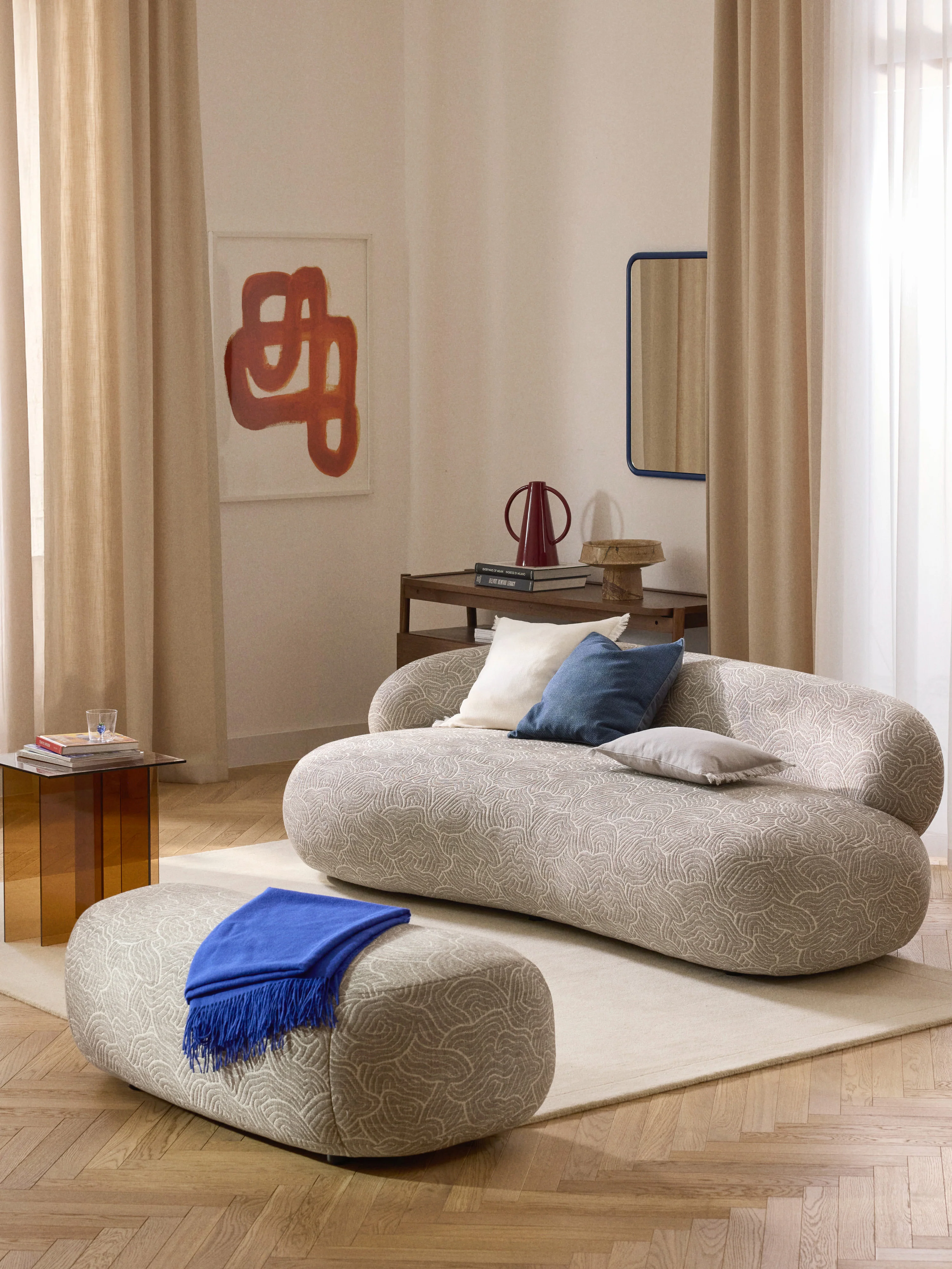 XL Sofa-Hocker Alba