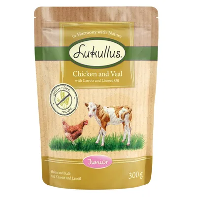 Lukullus Junior Grain-Free Pouches 6 x 300g