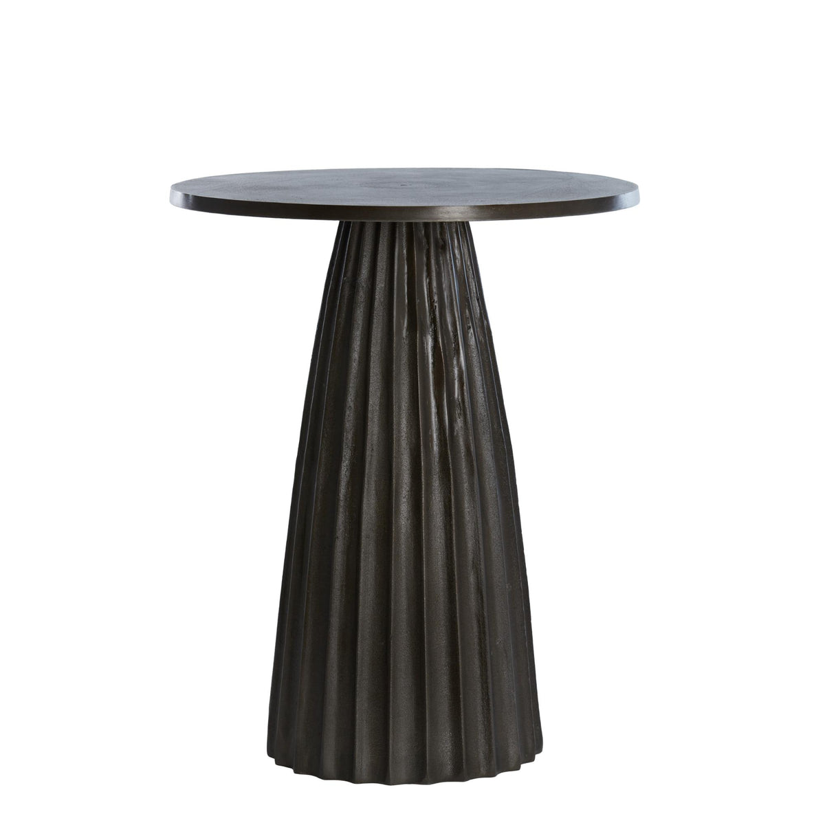 Light & Living bijzettafel Veglia - bruin - Ø45cm