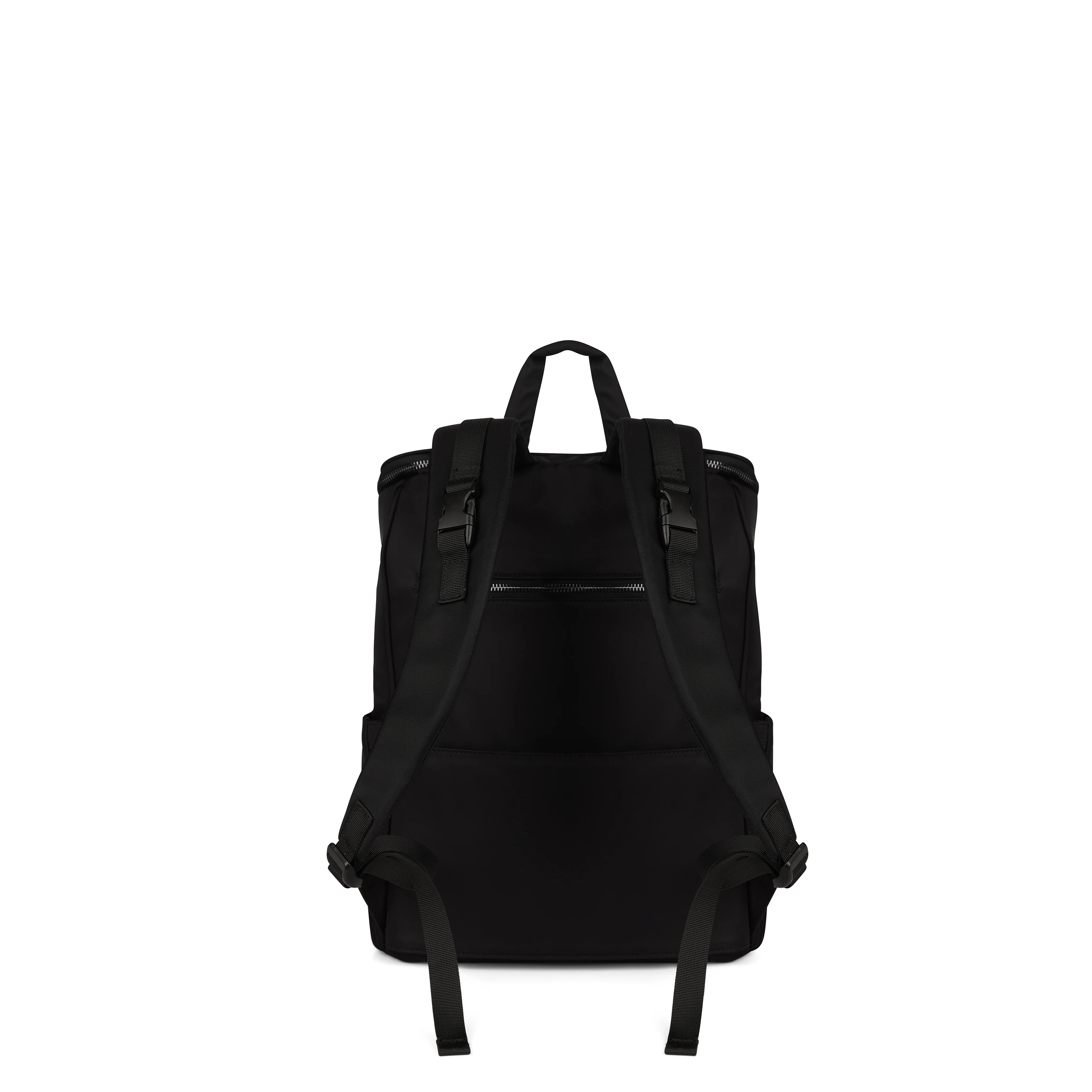 The Anabelle – Black Recycled Nylon Maternity Backpack